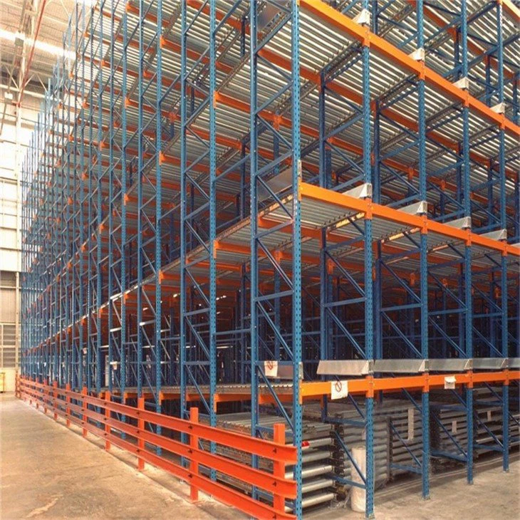 Heavy duty metal gravity pallet flow rack system (3)